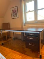 Stevig bureau/werktafel met ladeblok, Huis en Inrichting, Ophalen, Zo goed als nieuw, Bureau