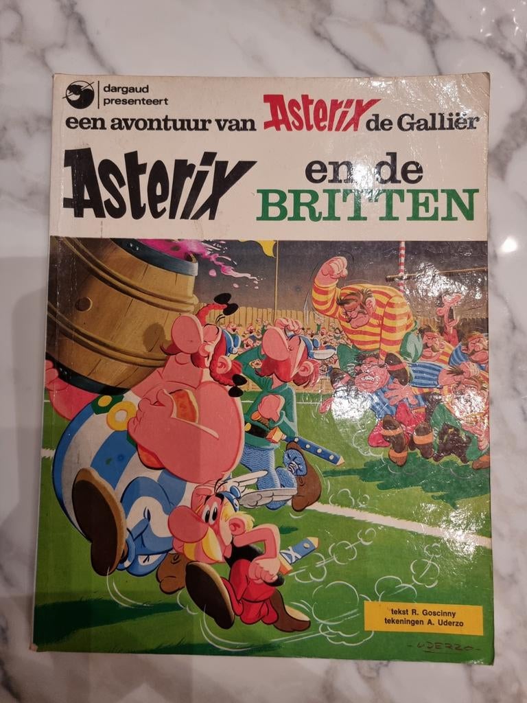 Asterix en de Britten, Ophalen of Verzenden, Gelezen, Uderzo
