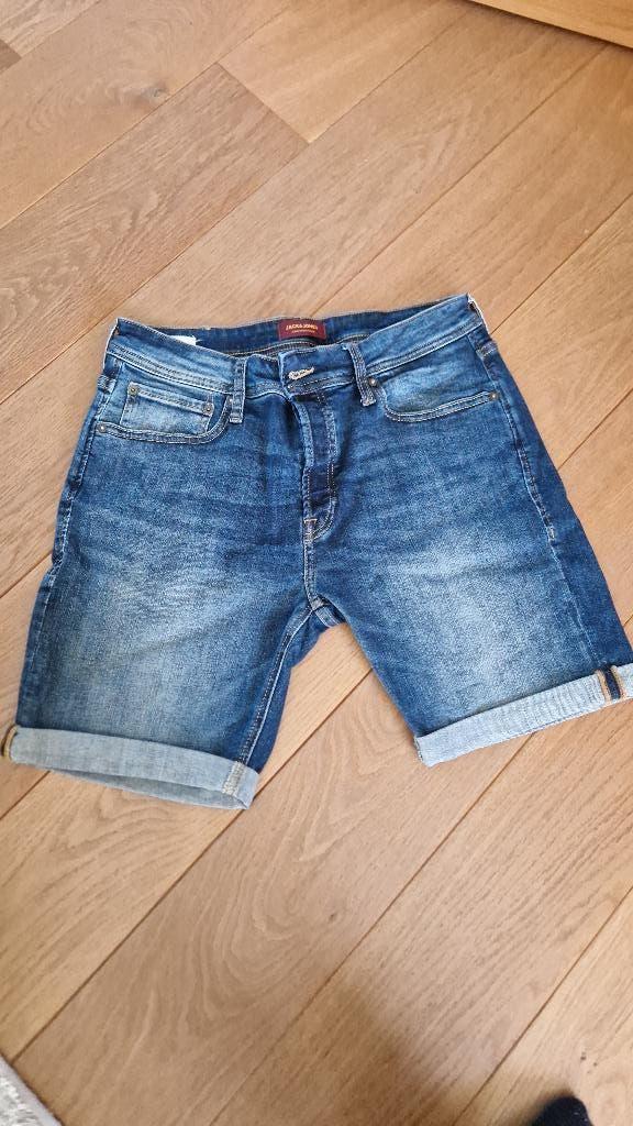 Jack & Jones korte broek, Kleding | Heren, Spijkerbroeken en Jeans, Ophalen, Blauw, Overige jeansmaten, Jack&Jones