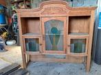 Kast met loodglas, Maison & Meubles, Armoires | Buffets, 25 à 50 cm, 100 à 150 cm, Enlèvement, Utilisé