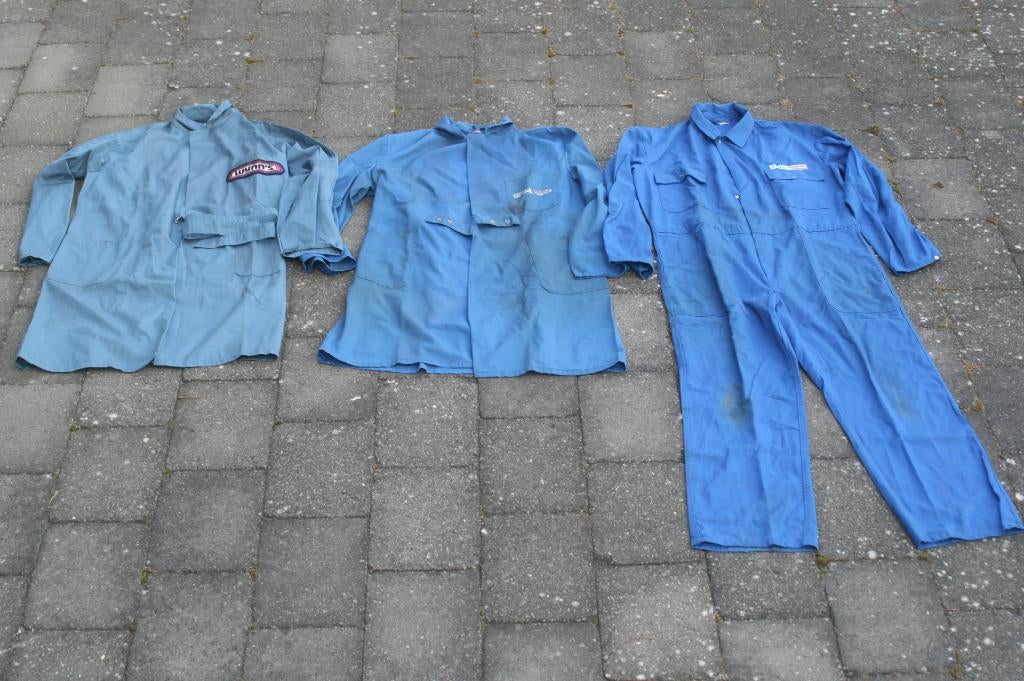 FINA overall EN stofjas + WYNN'S stofjas (jaren 70), Ophalen of Verzenden, Gebruikt, Gebruiksvoorwerp