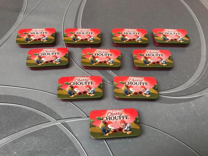 Cherry chouffe lip balsemdoosjes,10 voor 15€, Verzamelen, Biermerken, Nieuw, Overige typen, Ophalen of Verzenden
