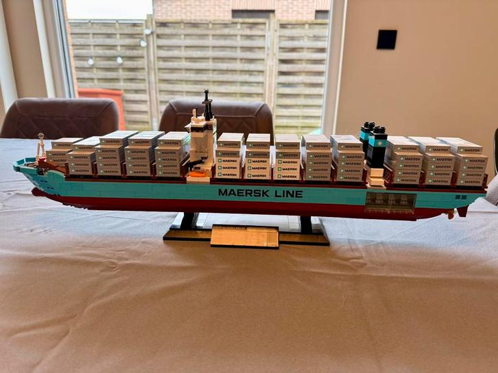 LEGO Maersk Line Triple-E — Complet et en parfait état !, Hobby & Loisirs créatifs, Modélisme | Bateaux & Navires, Comme neuf