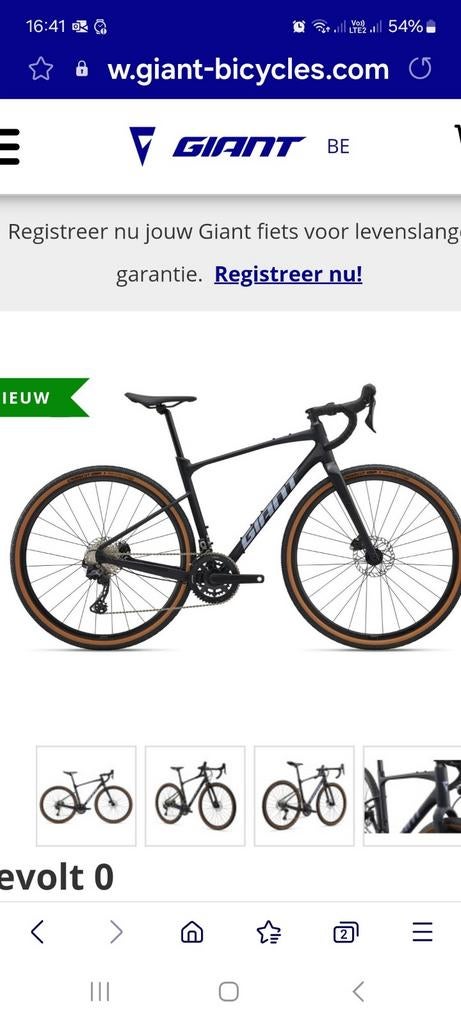 Giant gravel bike, Vélos & Vélomoteurs, Enlèvement, Giant