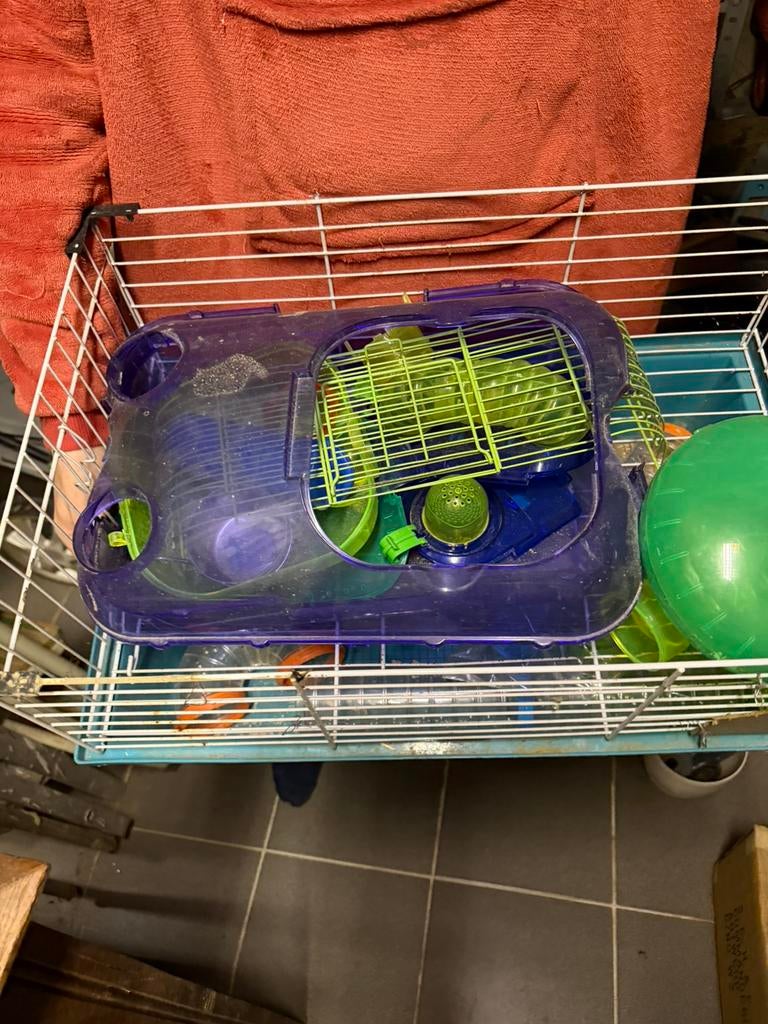 Hamsterkooi, Ophalen, Gebruikt