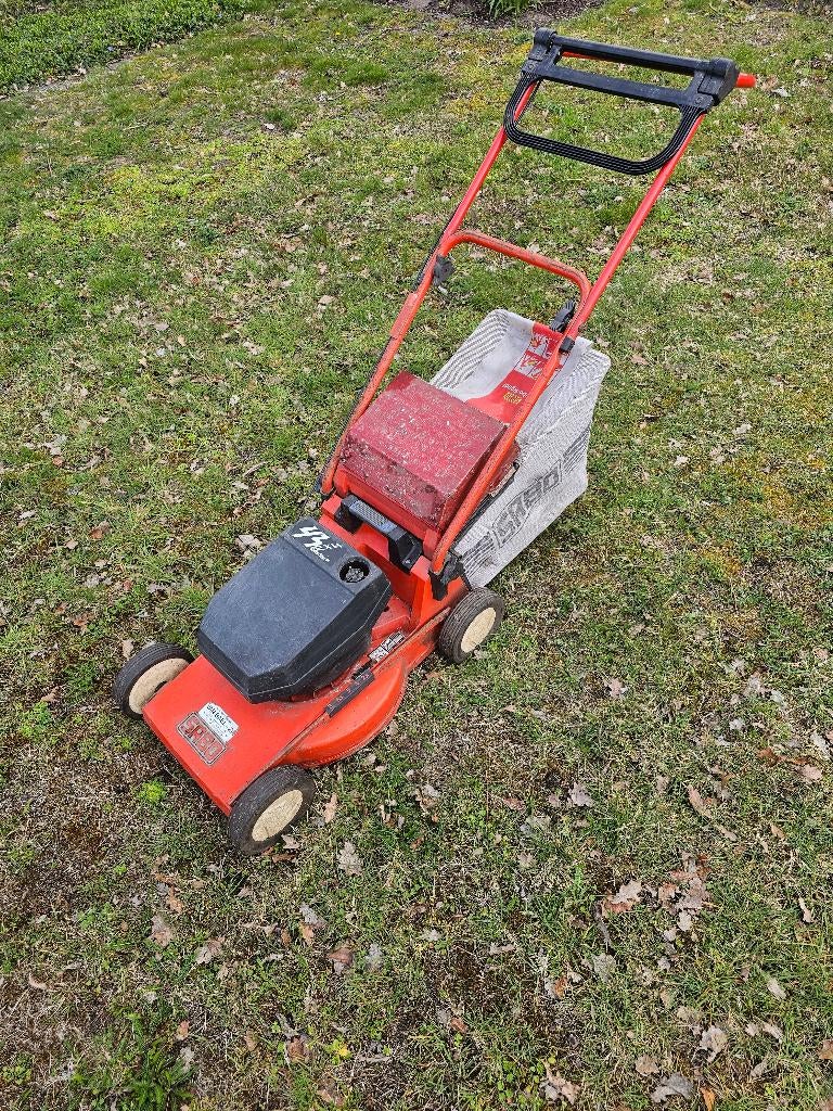 Grasmachine elektrisch, Cirkelmaaier, Gebruikt, Elektrische grasmaaier, Opvangbak