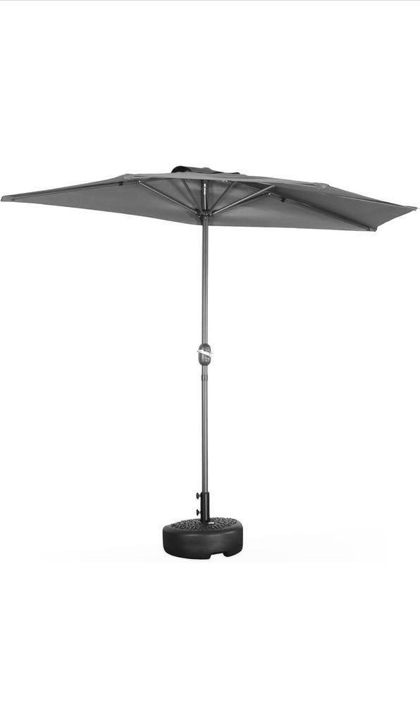 Parasol demi-lune balcon Ø250 cm, Jardin & Terrasse, Parasols, Comme neuf, Enlèvement