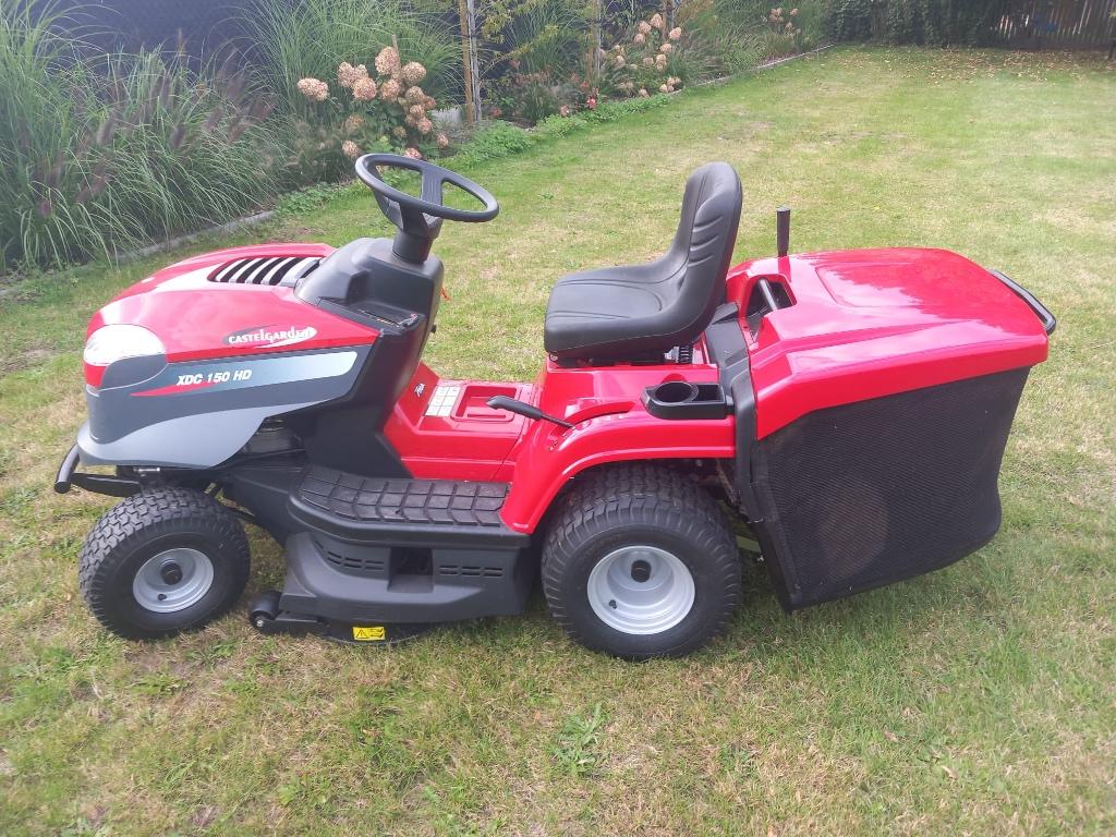 Castelgarden XDC 150HD, Tuin en Terras, Zitmaaiers, Zo goed als nieuw, Minder dan 90 cm, Elektrische starter, Opvangbak, Ophalen