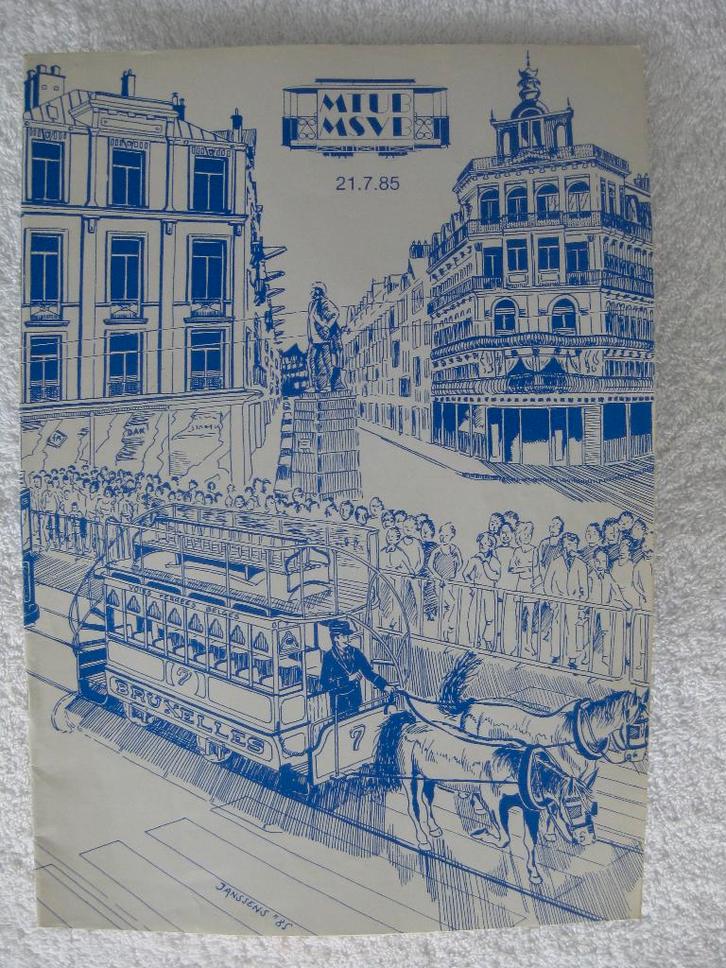 MTUB MSVB – STIB MIVB - 1985, Collections, Trains & Trams, Tram, Enlèvement ou Envoi