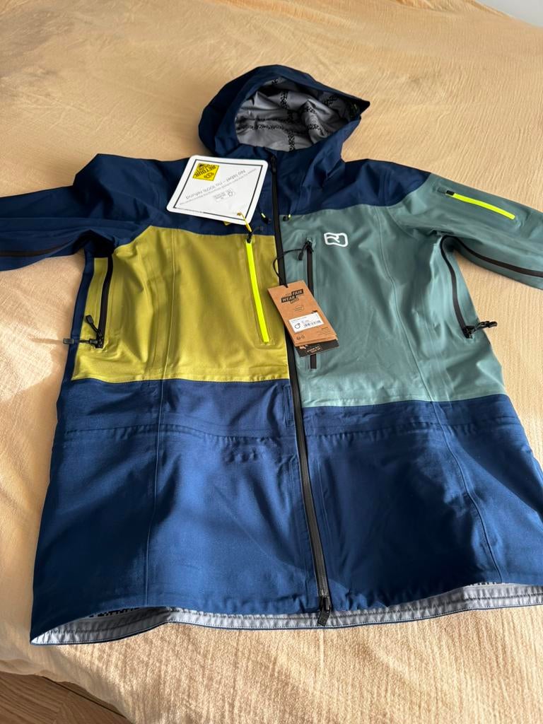 Ortovox 3L Deep shell Jacket - Nieuw - XL, Kleding | Heren, Jassen | Winter, Ophalen of Verzenden, Zo goed als nieuw, Maat 56/58 (XL)