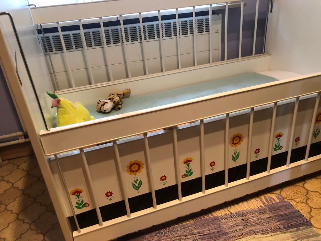 Retro Kinderbed, Gebruikt, 70 tot 85 cm, Minder dan 140 cm, Ophalen