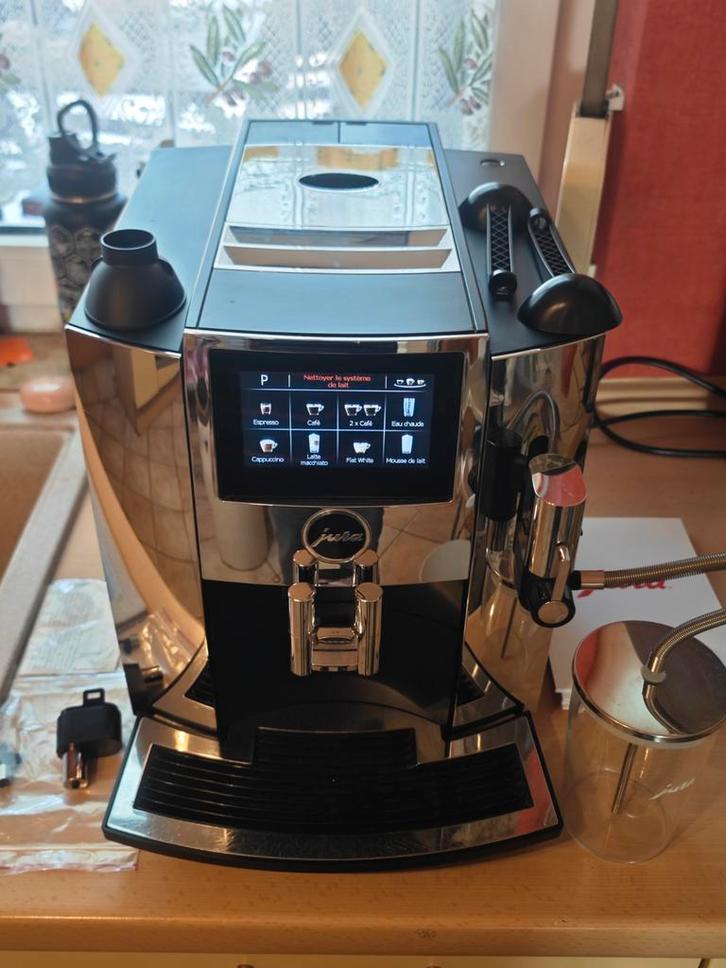 Jura S8 type 744 Chrome, Electroménager, Cafetières, Enlèvement ou Envoi