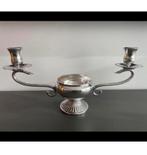 Bougeoir belge vintage de Wiskemann, couleur argent, Enlèvement ou Envoi