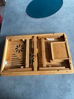 Laptophouder plus een kleine, Informatique & Logiciels, Tables d'ordinateur portable, Enlèvement, Comme neuf