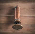 Handgemaakte soldatenlamp/oliefles — Trench art — Do, Verzamelen, Ophalen of Verzenden