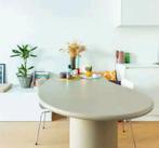 Organische beige tafel, Huis en Inrichting, Ophalen, 100 tot 150 cm, 50 tot 75 cm, 200 cm of meer