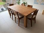Tafel teak Bristol 200x100 met 6 stoelen, Enlèvement, Comme neuf