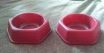 rode eetbakjes voor kat. Set van 2 stuks, Ophalen of Verzenden