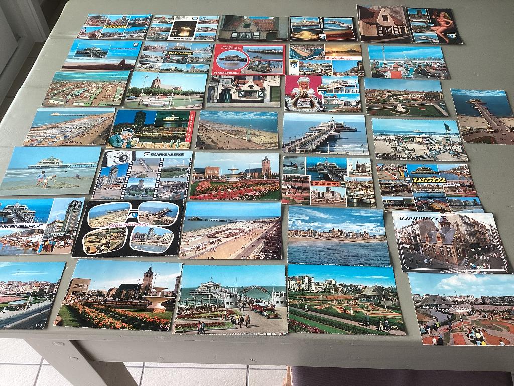 Lot de 37 cartes postales BLANKENBERGE côte mer, Enlèvement ou Envoi, 1980 à nos jours, Affranchie, Flandre Occidentale
