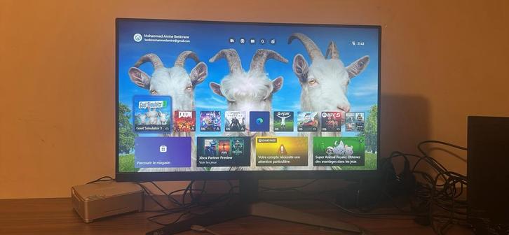 Ecran gaming, Informatique & Logiciels, Ordinateurs de bureau, Comme neuf, Gaming, Enlèvement ou Envoi