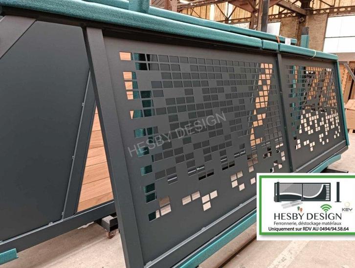 portail coulissant neuf EN STOCK, Tuin en Terras, Tuinpoorten, Ophalen of Verzenden