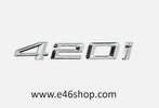 EMBLEEM BMW 4 SERIE 420i oe 51149463146 nieuw, Neuf, -, -, Enlèvement ou Envoi