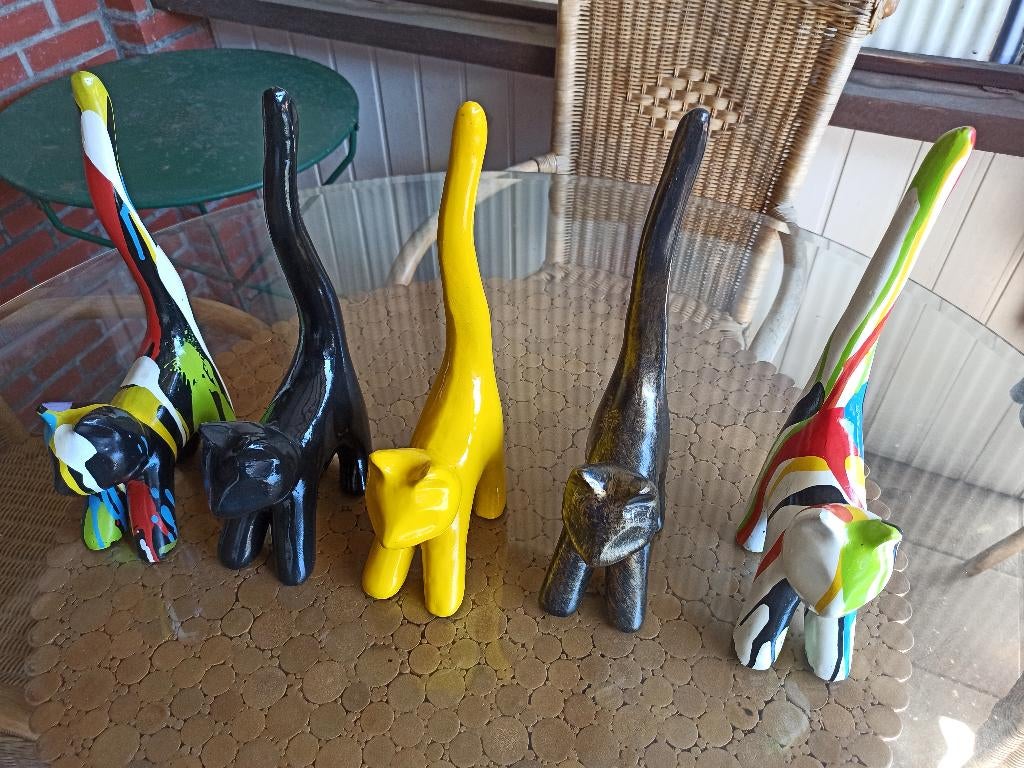 poesje, Ophalen, Nieuw, Kunststof, Dierenbeeld