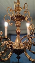 Goudkleurige kroonluchter, Huis en Inrichting, Lampen | Kroonluchters, Ophalen