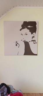 Canvas foto Audrey Hepburn, Antiek en Kunst, Ophalen