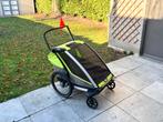 Thule Chariot Cab 2 – fietskar & buggy – zeer nette staat, Ophalen, Opvouwbaar, Zo goed als nieuw, Kinderkar