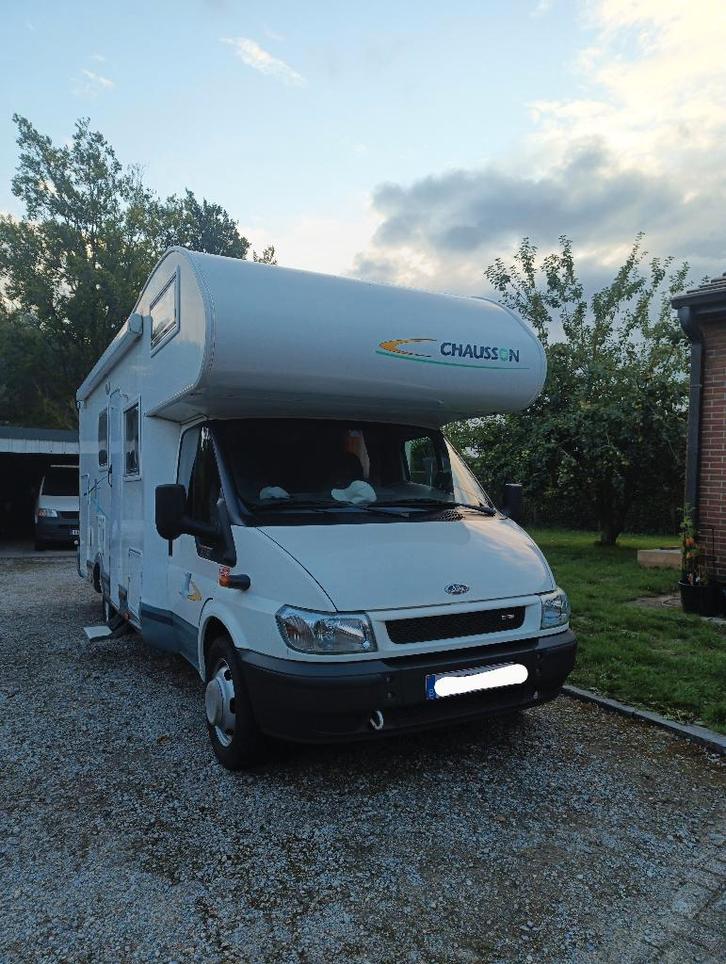 Mobilhome Chausson Welcome 28 met weinig km's, Caravanes & Camping, Camping-cars, Particulier, jusqu'à 5, Alcôve, Chausson, Ford