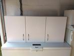 Keuken kasten met toestellen, Huis en Inrichting, Keuken | Keukenelementen, Ophalen, Gebruikt, Wit