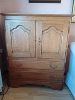 Eiken Barkast met 2 lades en 2 klapdeuren, Enlèvement