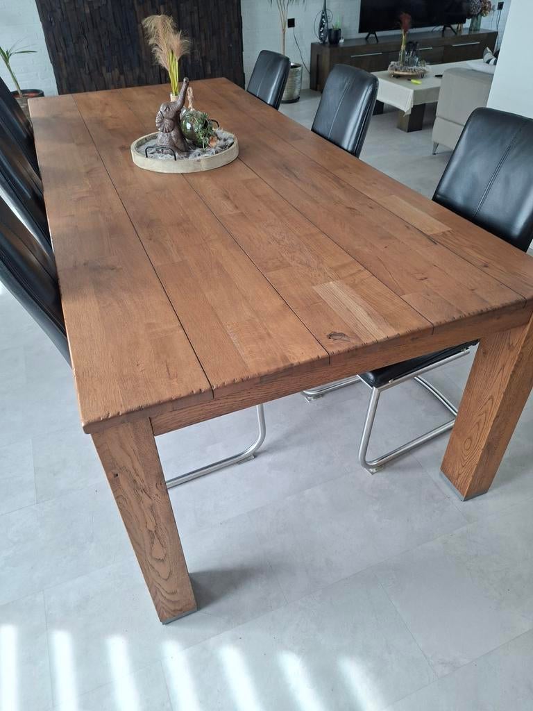 Eiken eettafel in zeer goede staat, Huis en Inrichting, Ophalen