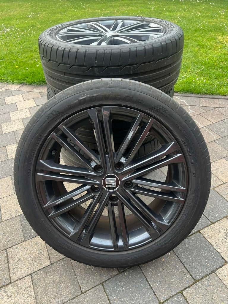 SET D'ÉTÉ SEAT LEON 225/45/R17 DUNLOP, Véhicule de tourisme, Pneus été, 17 pouces, Enlèvement