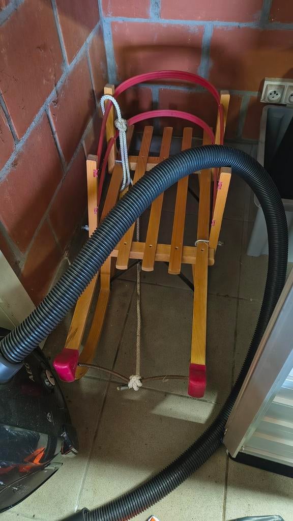 Houten slee, Caravanes & Camping, Pompes à air, Enlèvement