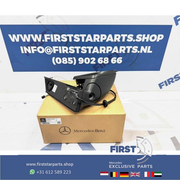 W447 SPIEGEL RECHTS zijspiegel Mercedes EQV / V KLASSE / E V, Auto-onderdelen, Spiegels, Mercedes-Benz, Gebruikt, Ophalen of Verzenden