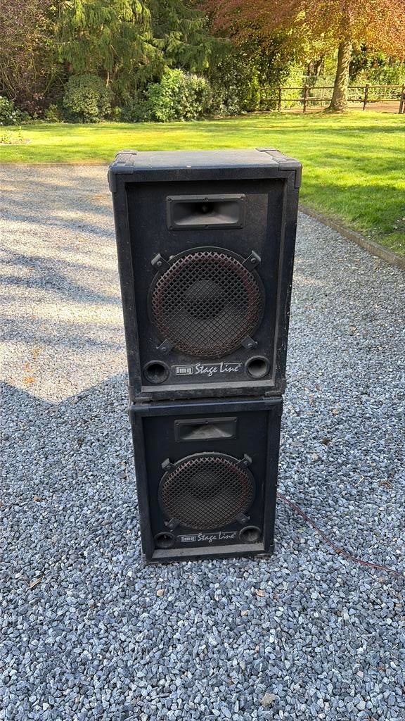2 boxen van img stage line, Audio, Tv en Foto, Karaoke-apparatuur, Ophalen, Zo goed als nieuw