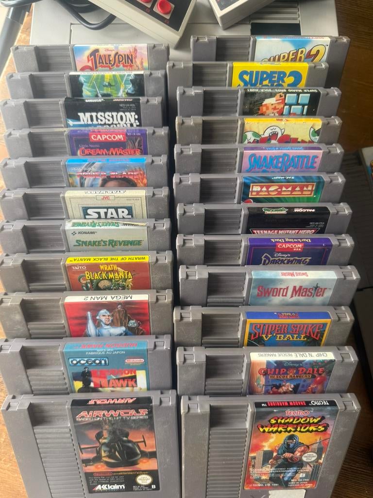 Nintendo NES - jeux - accessoires, Consoles de jeu & Jeux vidéo, 2 joueurs, Aventure et Action, Enlèvement, Utilisé