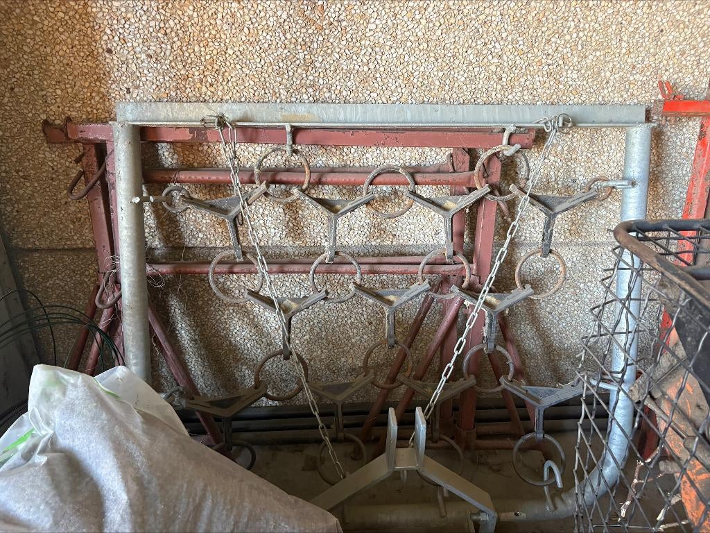 Weidesleep voor achter tractor, Ophalen, Veehouderij, Weidebouw