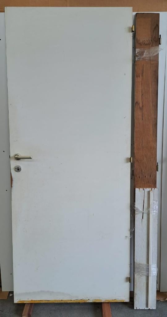 Set schilderdeuren gebruikt, Doe-het-zelf en Bouw, Deuren en Vliegenramen, Gebruikt, Binnendeur, 200 tot 215 cm, 80 tot 100 cm