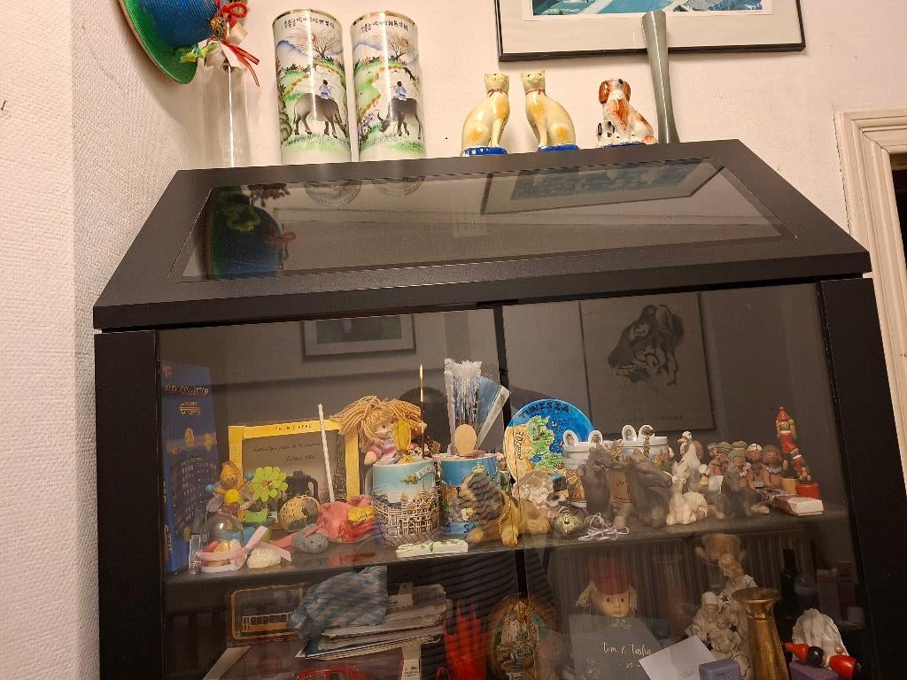 Armoire à glace, 25 à 50 cm, Avec tablette(s), Utilisé, Verre