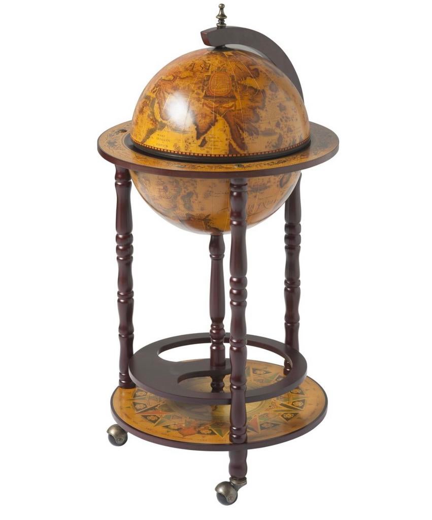 Wereldbol meubel om flessen drank in te bewaren, Ophalen, Zo goed als nieuw