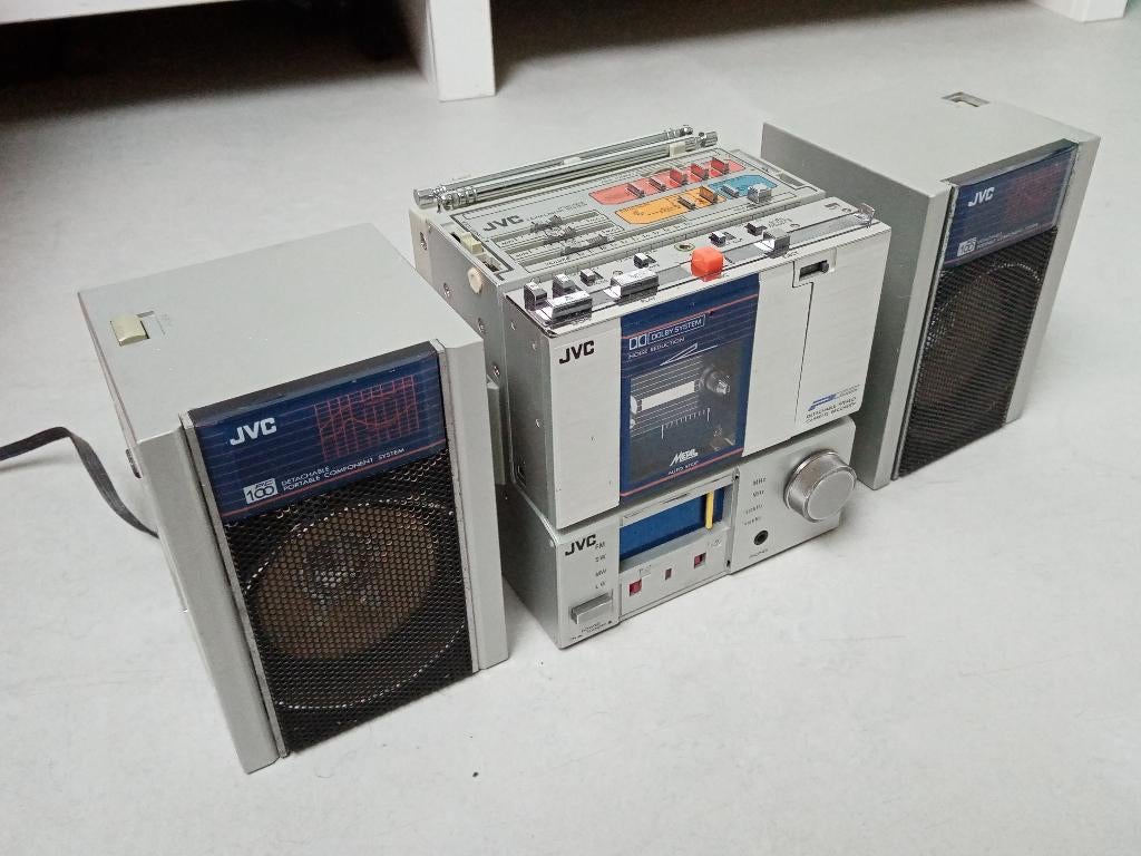 JVC PC-RM100LE vintage miniketting, Tuner of Radio, Gebruikt, JVC, Ophalen of Verzenden