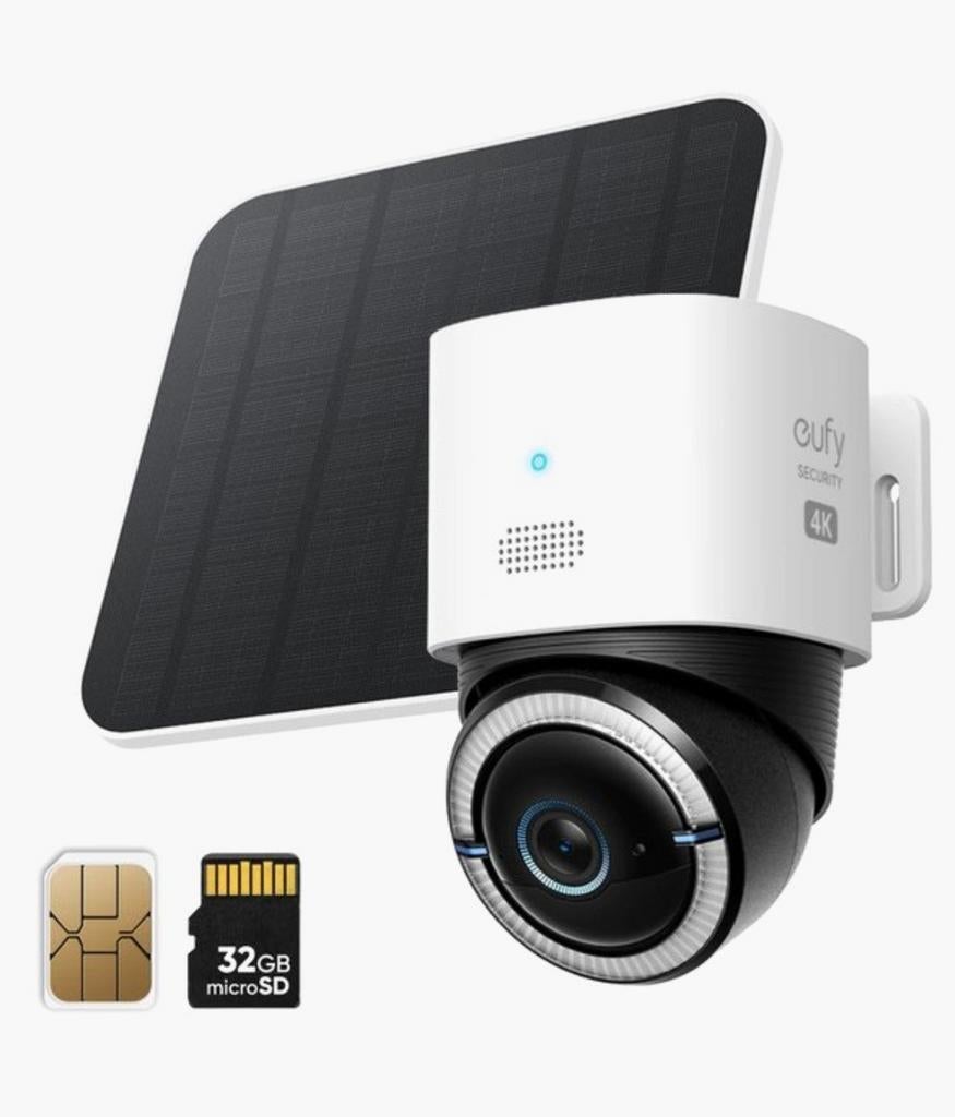 Beveiligings Camera Eufy 4G LTE, Ophalen, Zo goed als nieuw, Buitencamera