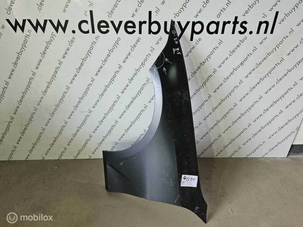 Zijscherm origineel BMW 3-serie G20 ('19->), Auto-onderdelen, Carrosserie, BMW, Gebruikt, Ophalen of Verzenden