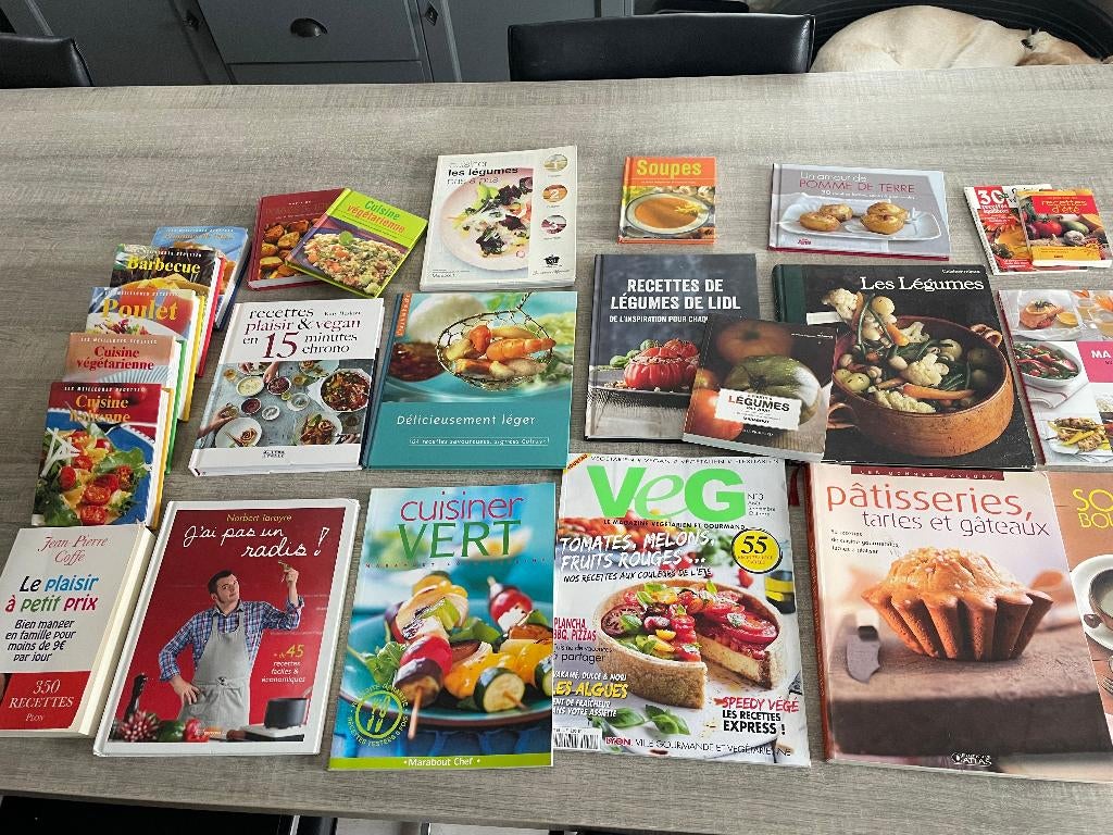 Lot de 22 livres de cuisine divers +4 petits offert, Livres, Livres de cuisine, Neuf, Cuisine saine, Europe, Enlèvement