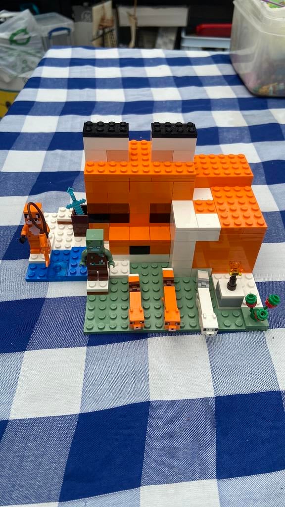 Lego mincraft 21178 le refuge renard, Complet, Minecraft, Lego, Ensemble complet