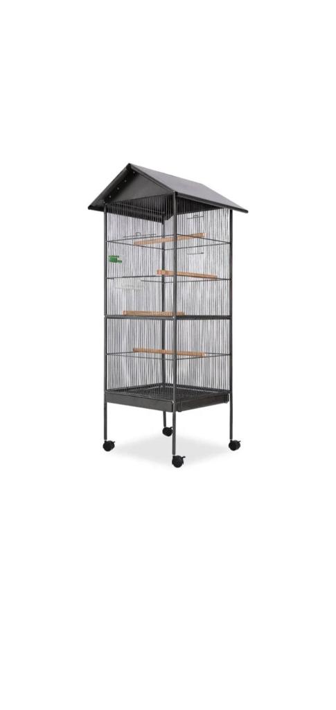 Volière grande et spacieuse Cage à oiseaux Transport gratuit, Animaux & Accessoires, Enlèvement, Utilisé, Métal, Volière