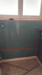 Plaque bleu imitation carrelage mosaïque, Enlèvement ou Envoi